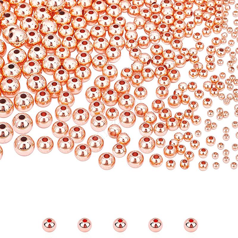 2.5 Mm Altın Kaplama Desensiz Yuvarlak Metal Boncuk ( 5 Gram ) 